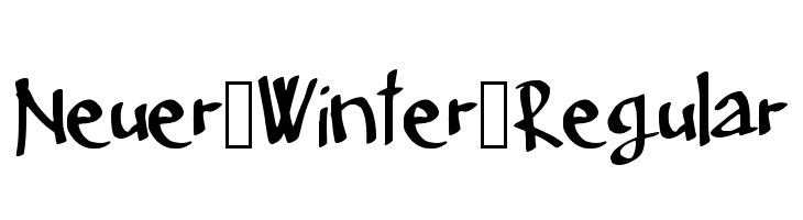 Neuer_Winter_Regular Font