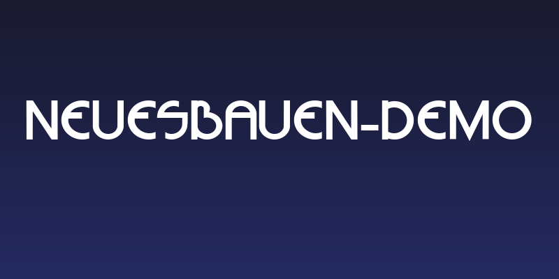 NeuesBauen-Demo Social Header