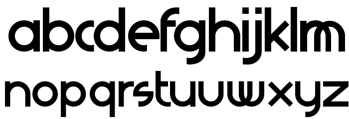 NeuesBauen-Demo Font LOWERCASE
