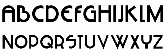 NeuesBauen Шрифта ВЕРХНИЙ