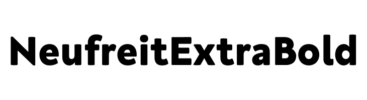 Neufreit ExtraBold  font caratteri gratis