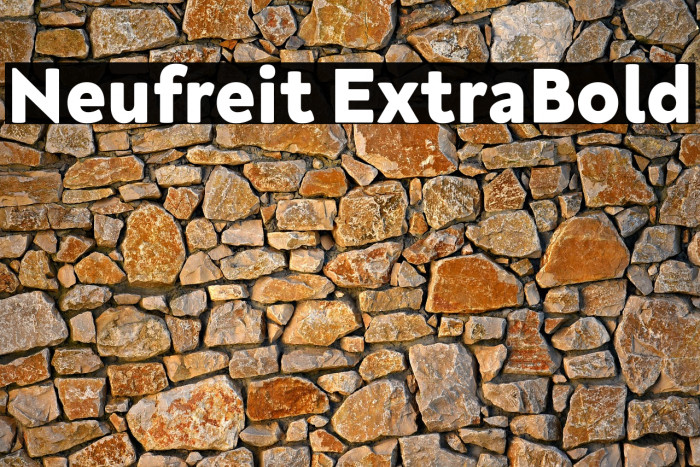 Neufreit ExtraBold Example 1