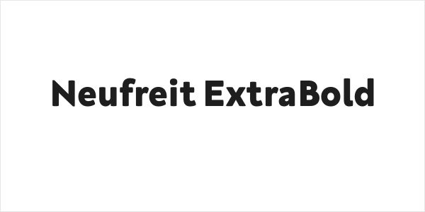 Neufreit ExtraBold Logo