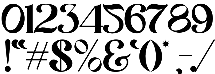 Neug Asia Demo Font OTHER CHARS