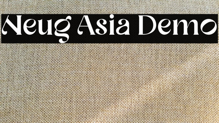 Neug Asia Demo Example 1