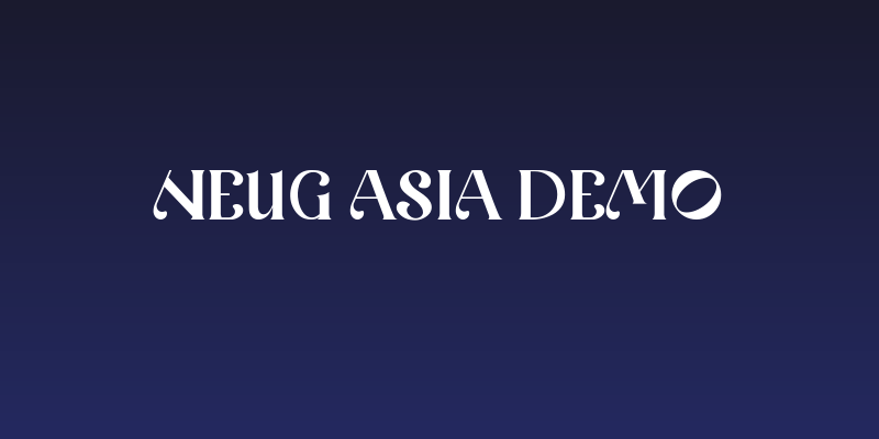 Neug Asia Demo Social Header