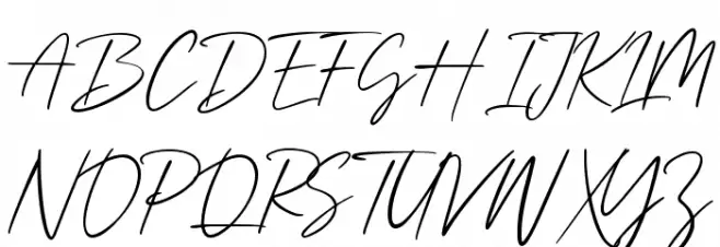 Neug Asia Script Demo 字体 大写
