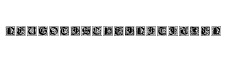 NeugotischeInitialen  Скачать бесплатные шрифты
