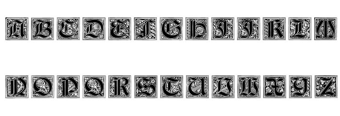 NeugotischeInitialen フォント 小文字