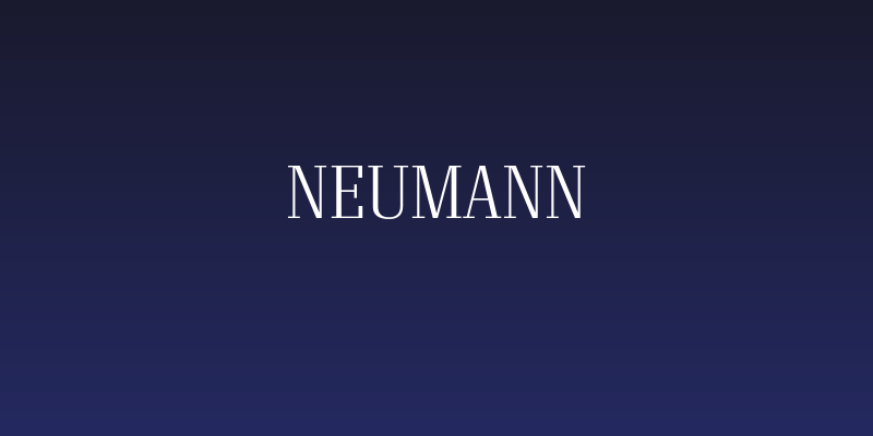 Neumann Social Header