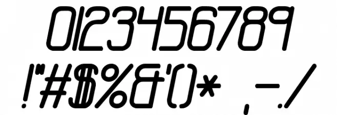 Neural [BRK] Font OTHER CHARS
