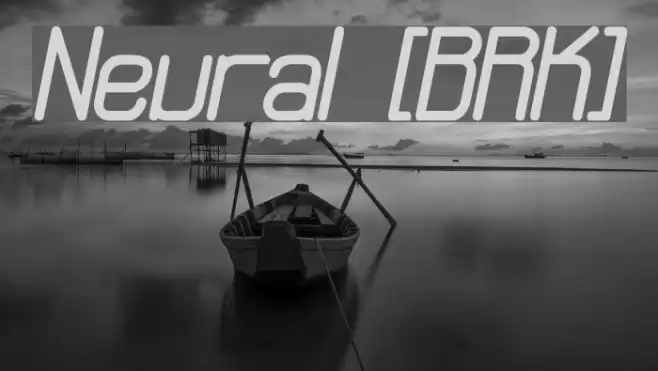 Neural [BRK] Font examples