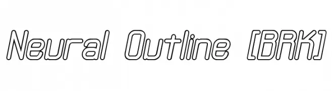Neural Outline [BRK]  Descarca Fonturi Gratis
