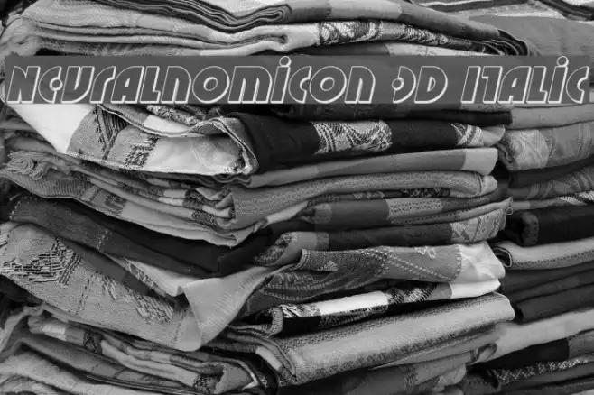 Neuralnomicon 3D Italic Example 3