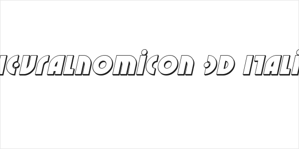 Neuralnomicon 3D Italic Logo