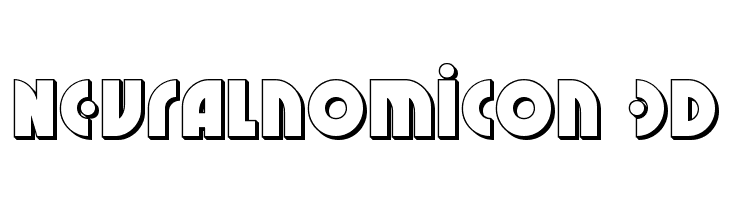 Neuralnomicon 3D  免费字体下载