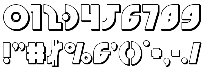 Neuralnomicon 3D Font OTHER CHARS