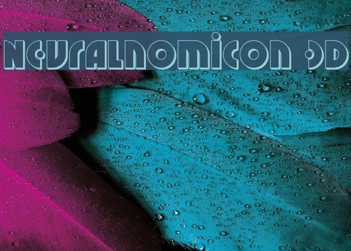 Neuralnomicon 3D Font examples