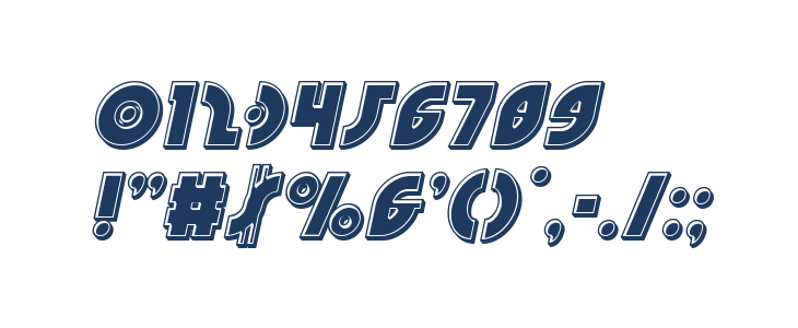 Neuralnomicon Bevel Italic Other Characters