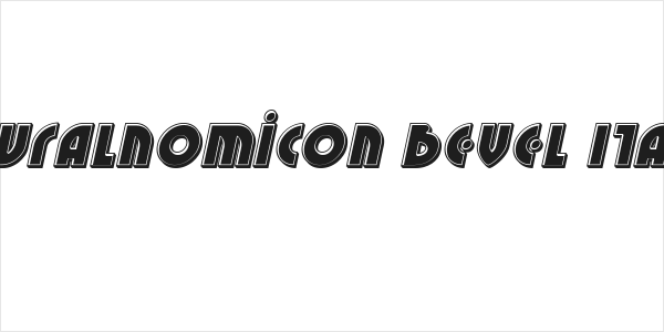 Neuralnomicon Bevel Italic Logo