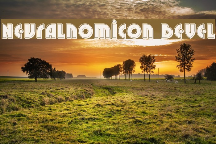 Neuralnomicon Bevel Font examples