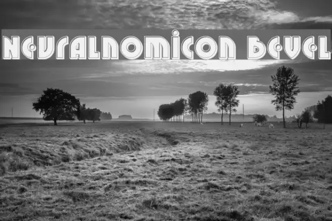 Neuralnomicon Bevel Font examples