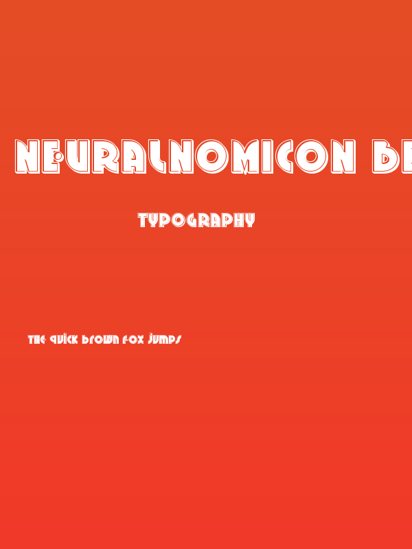 Neuralnomicon Bevel Poster