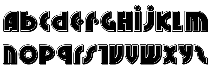 Neuralnomicon Bevel Font LOWERCASE