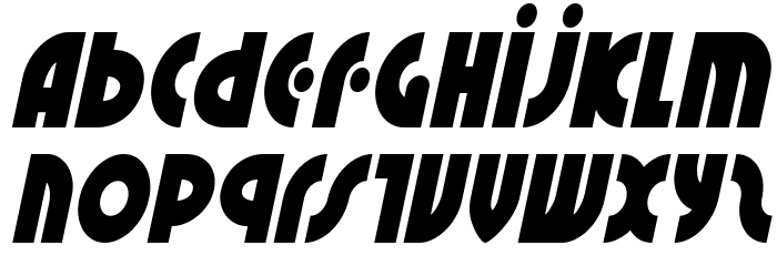 Neuralnomicon Condensed Italic Font LOWERCASE