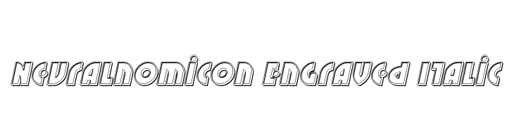 Neuralnomicon Engraved Italic  免费字体下载