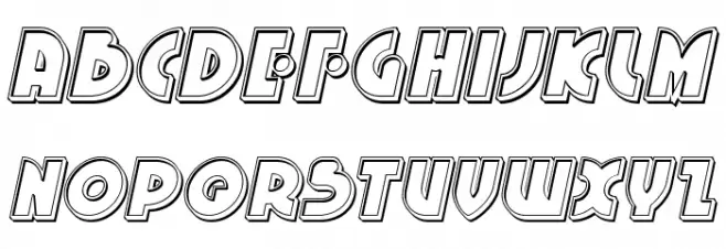 Neuralnomicon Engraved Italic フォント 大文字
