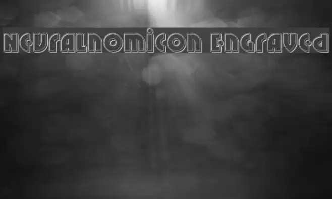 Neuralnomicon Engraved Font examples