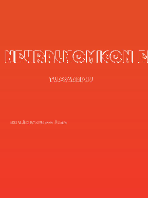 Neuralnomicon Engraved Poster