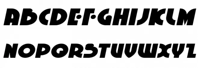 Neuralnomicon Expanded Italic Font Litere mari
