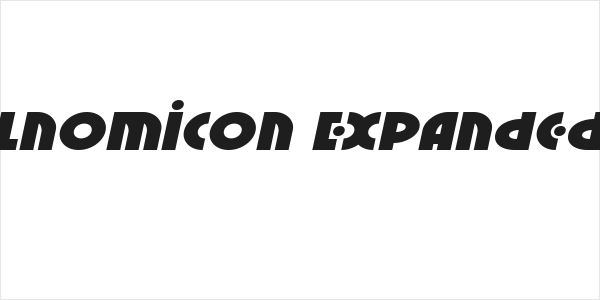 Neuralnomicon Expanded Italic Logo