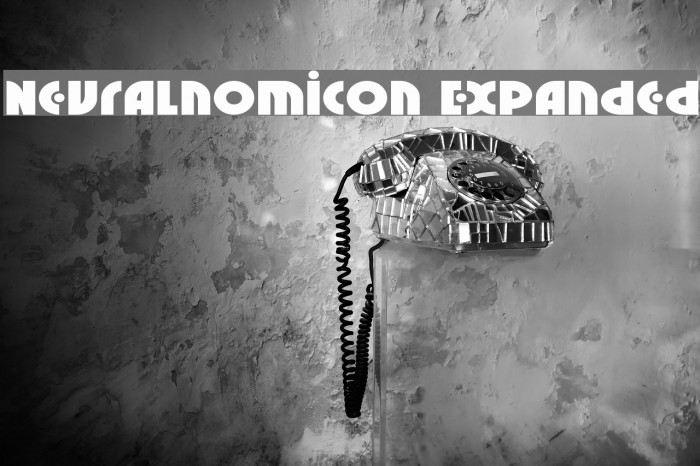 Neuralnomicon Expanded Font examples
