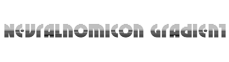 Neuralnomicon Gradient  Frei Schriftart Herunterladen