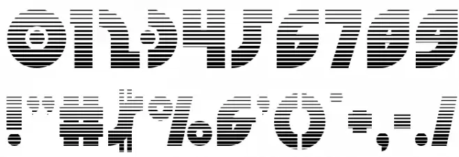 Neuralnomicon Gradient Font OTHER CHARS