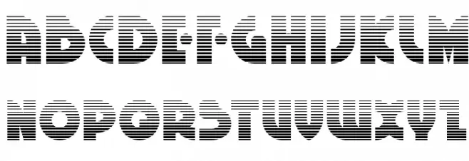 Neuralnomicon Gradient फ़ॉन्ट अपरकेस