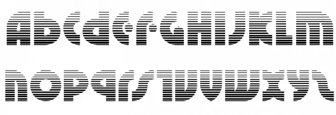Neuralnomicon Gradient Fonte MINÚSCULAS