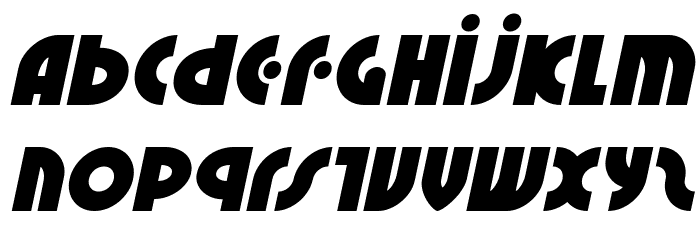Neuralnomicon Italic Font LOWERCASE