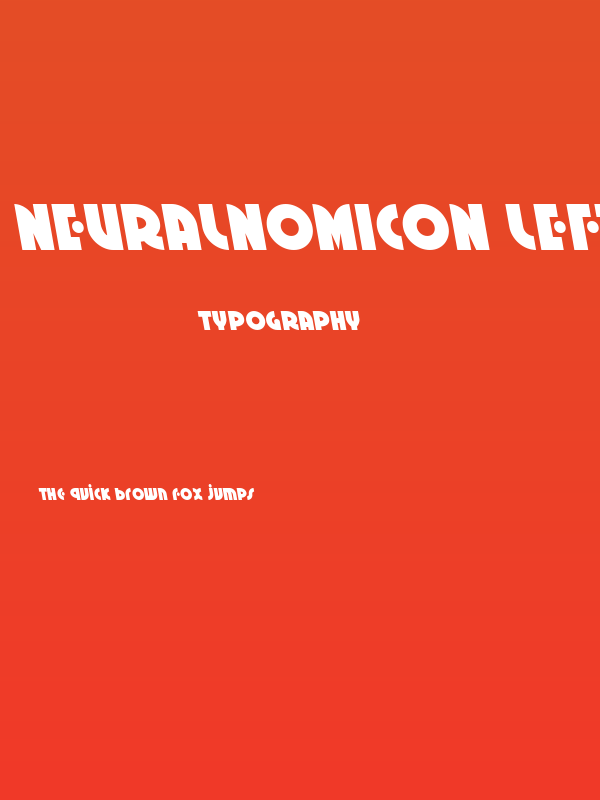 Neuralnomicon Leftalic Poster