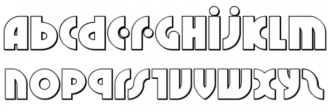 Neuralnomicon Outline 字体 小写