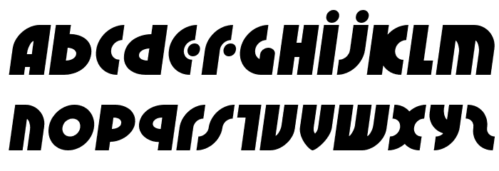 Neuralnomicon Semi-Italic Font LOWERCASE
