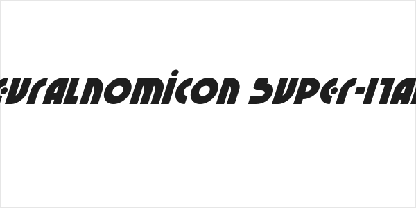 Neuralnomicon Super-Italic Logo