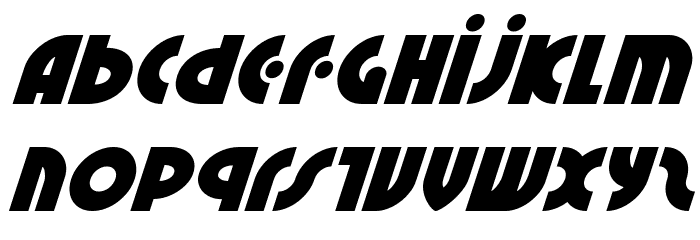 Neuralnomicon Super-Italic Font LOWERCASE