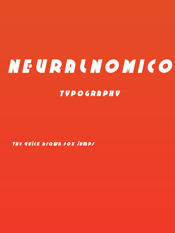 Neuralnomicon Title Italic Poster