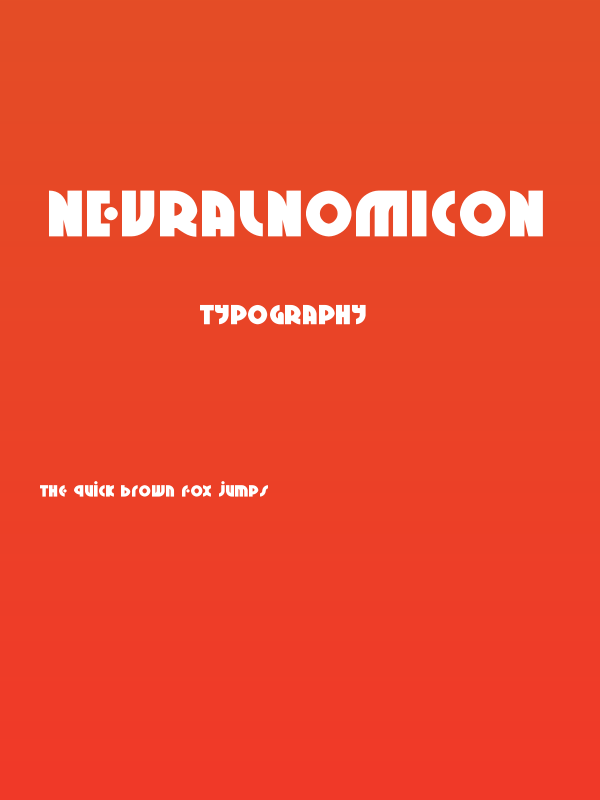 Neuralnomicon Poster
