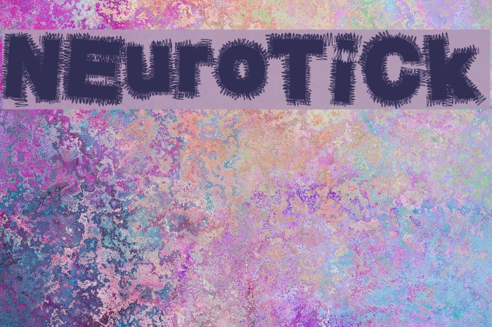 NeuroTick Font examples