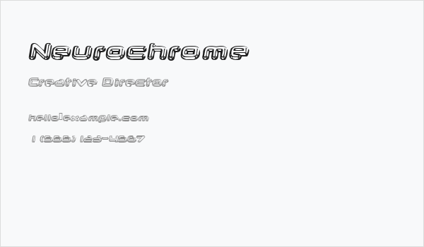Neurochrome Business Card